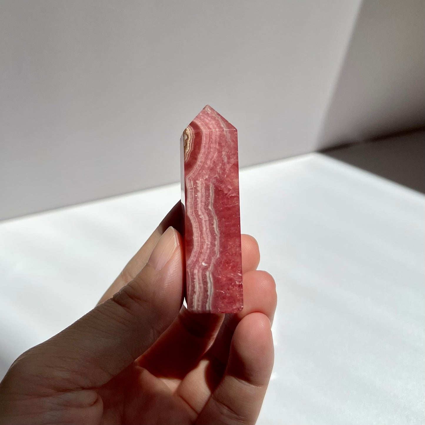 Sweet Patterns Rhodochrosite Small Obelisk