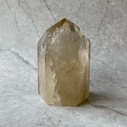 Natural Brazilian Champagne Citrine Tower