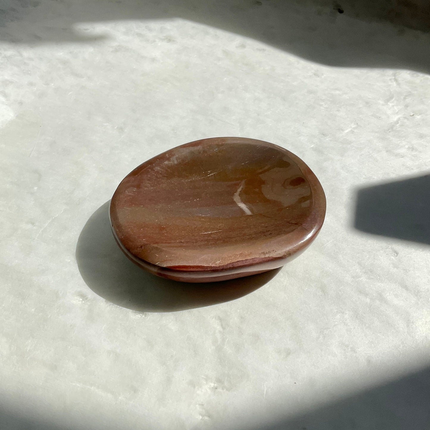 Red Small Polychrome Jasper Trinket Bowl