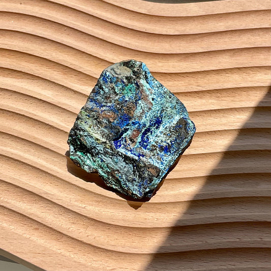 Azurite with Gibbsite Mineral Specimen