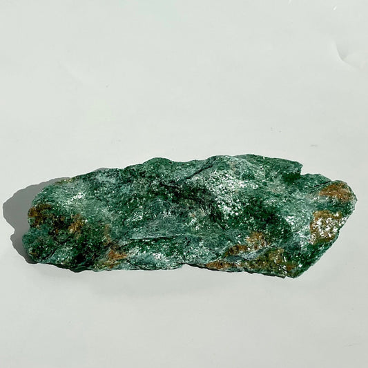 Crazy Glitter Raw Green Natural Muscovite Log