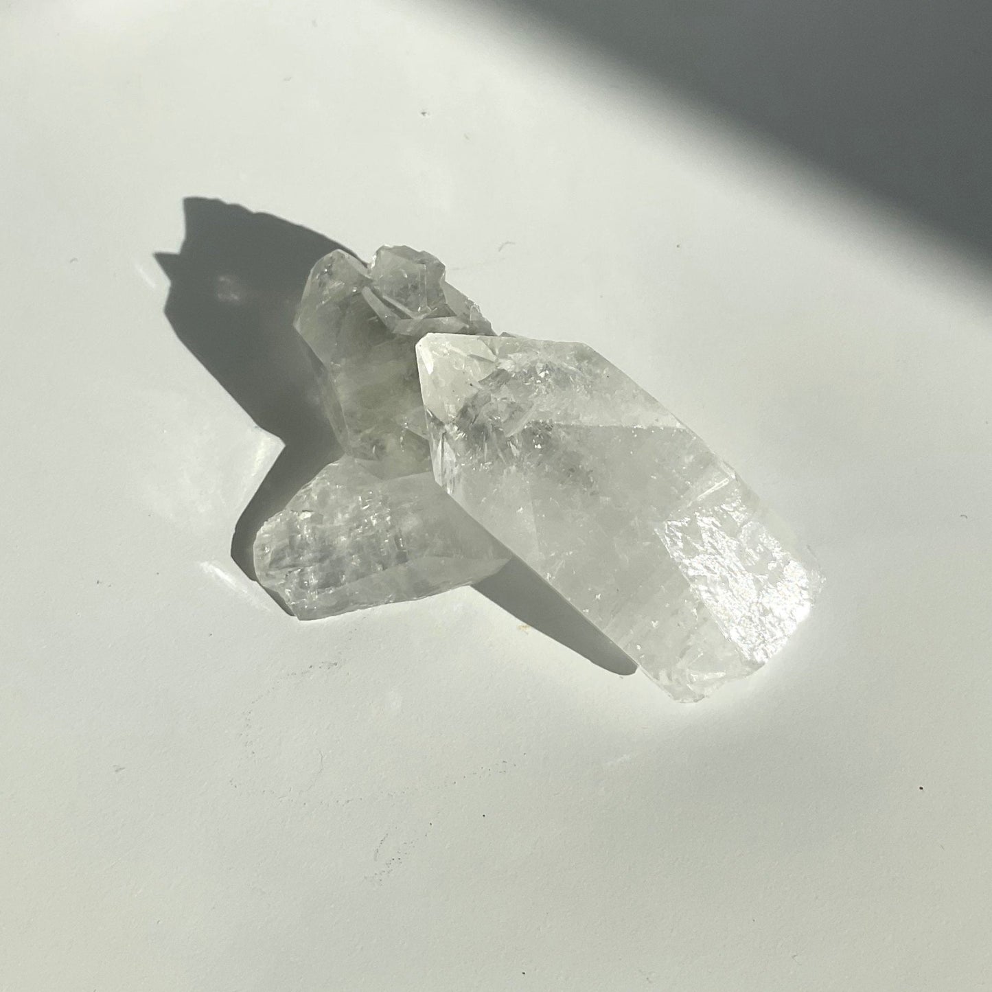 Small Block Clear Apophyllite Crystal Piece