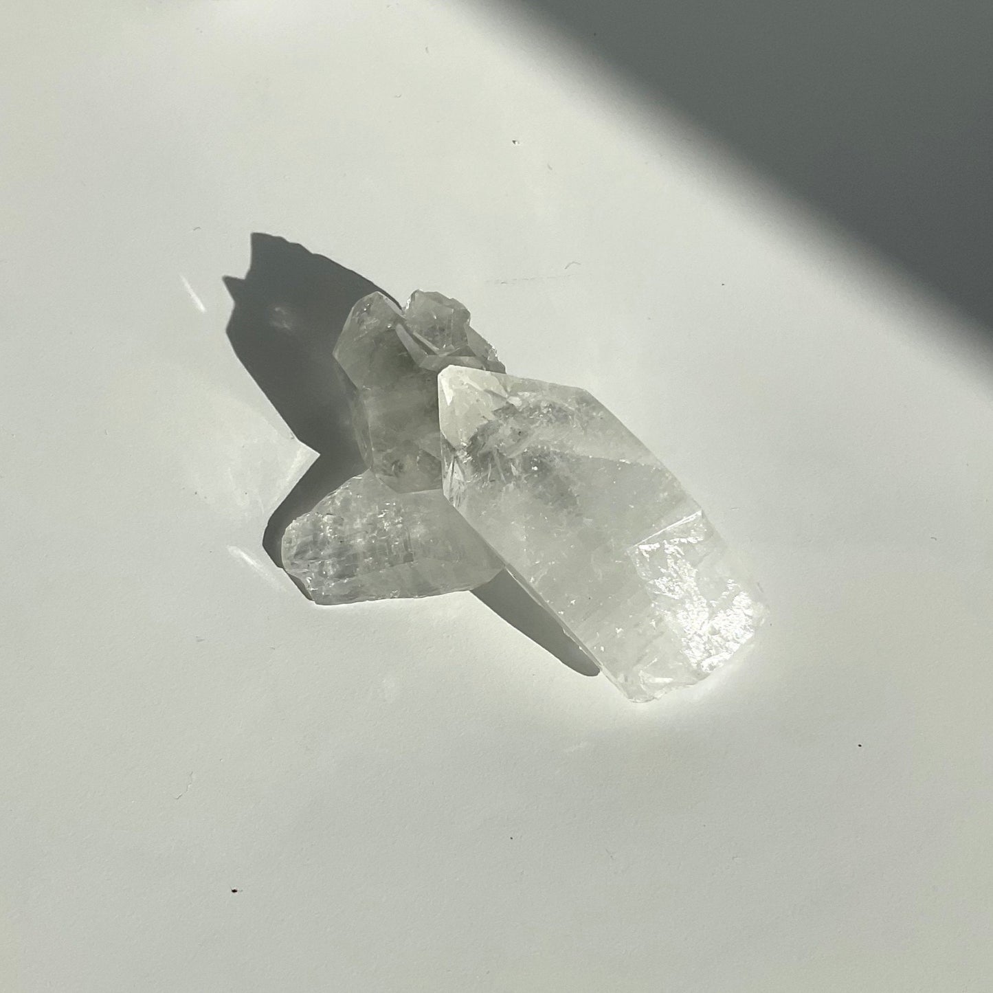 Small Block Clear Apophyllite Crystal Piece