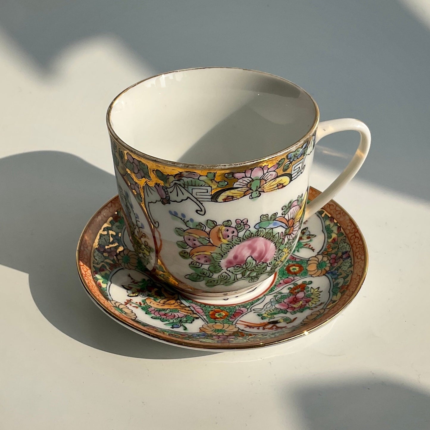 All Handpainted Artisan Vintage Porcelain Teacup set