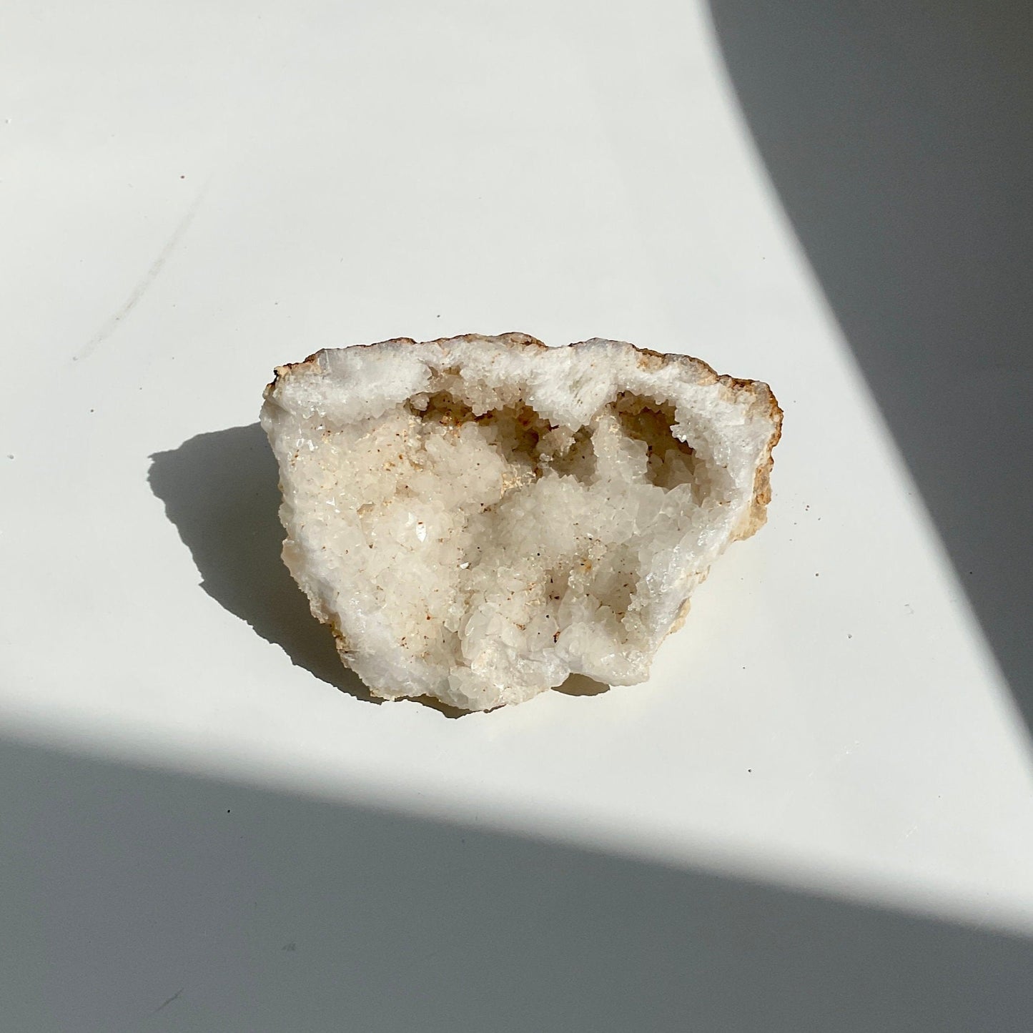 Moroccan Small Sparkle Sugar Druzy Quartz Geode