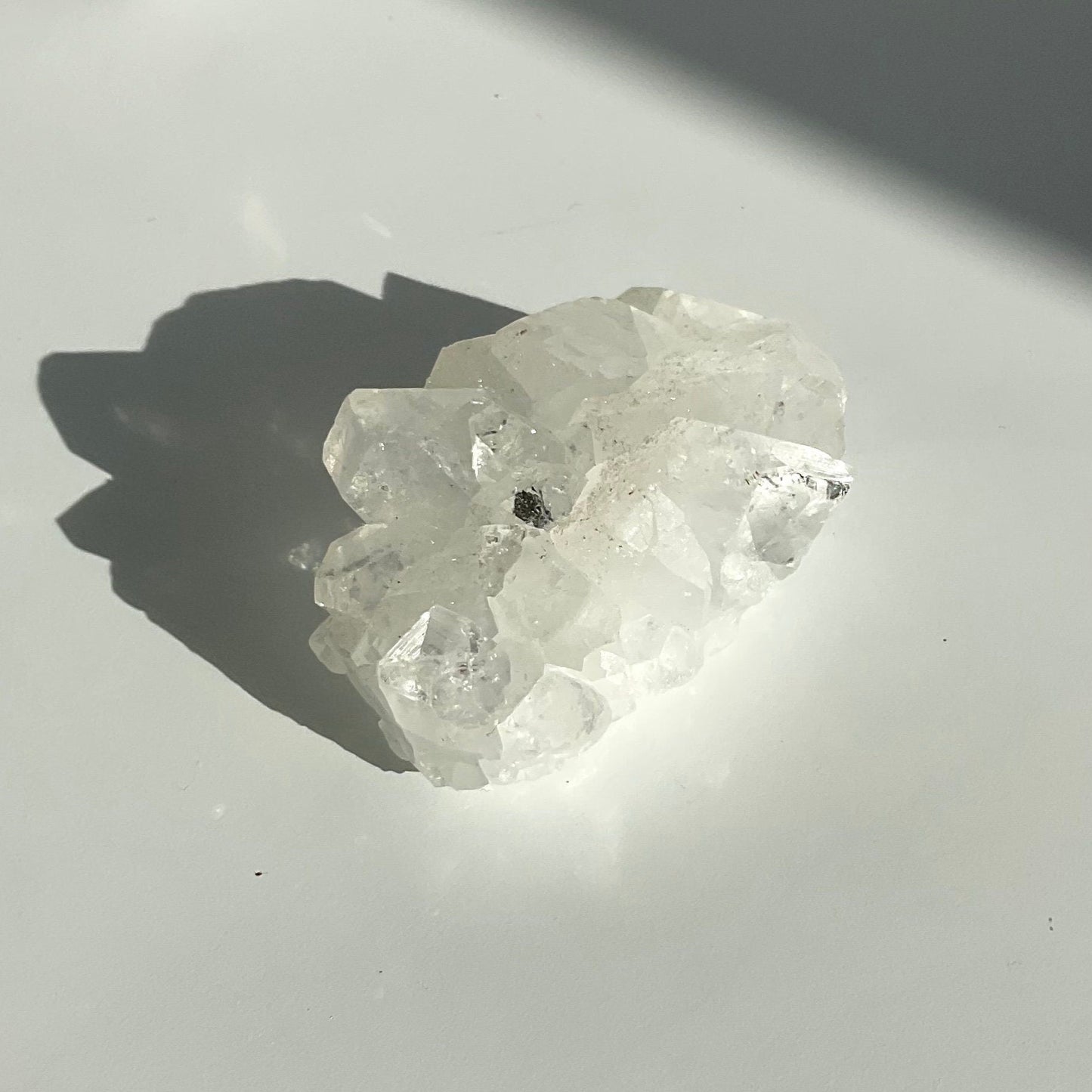 Cute Clear Apophyllite Raw Cluster