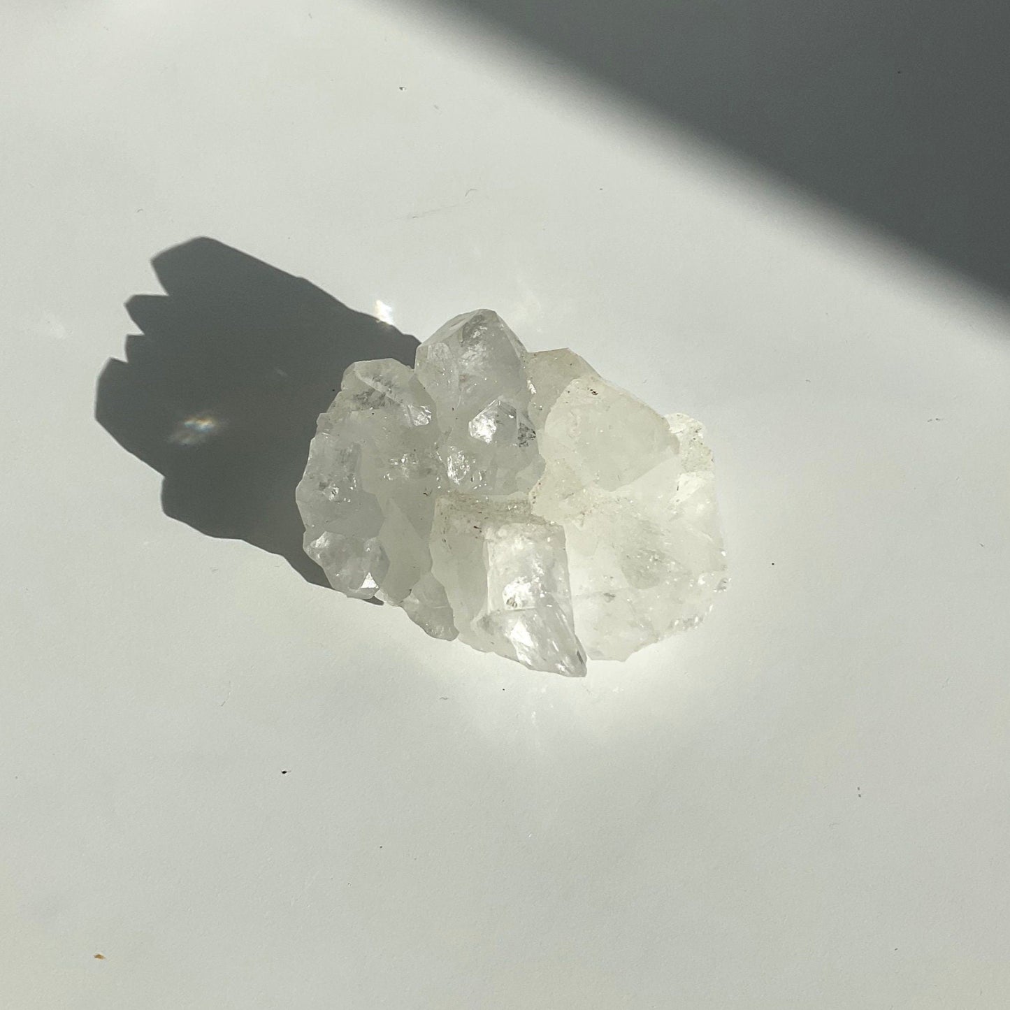 Cute Clear Apophyllite Raw Cluster