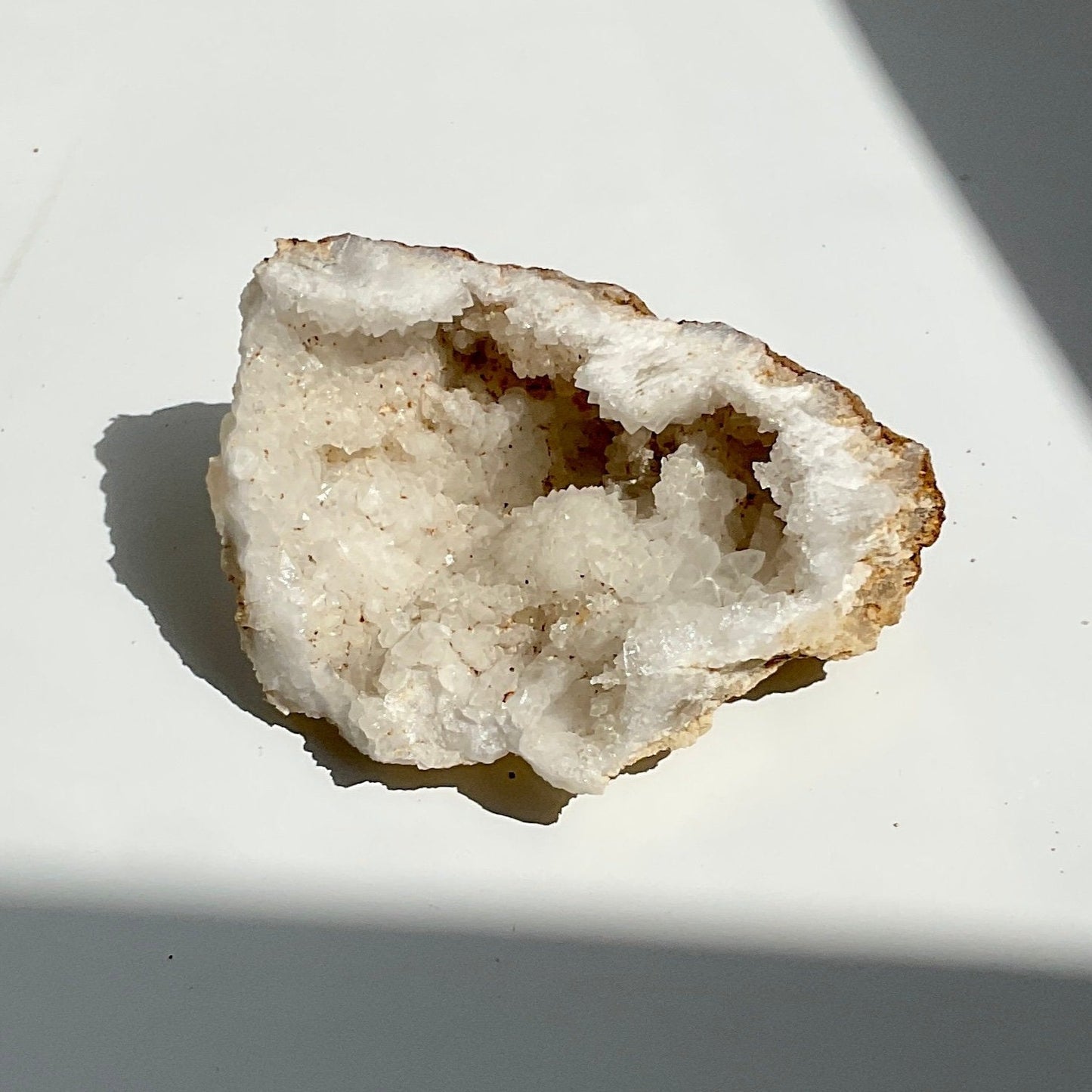 Moroccan Small Sparkle Sugar Druzy Quartz Geode