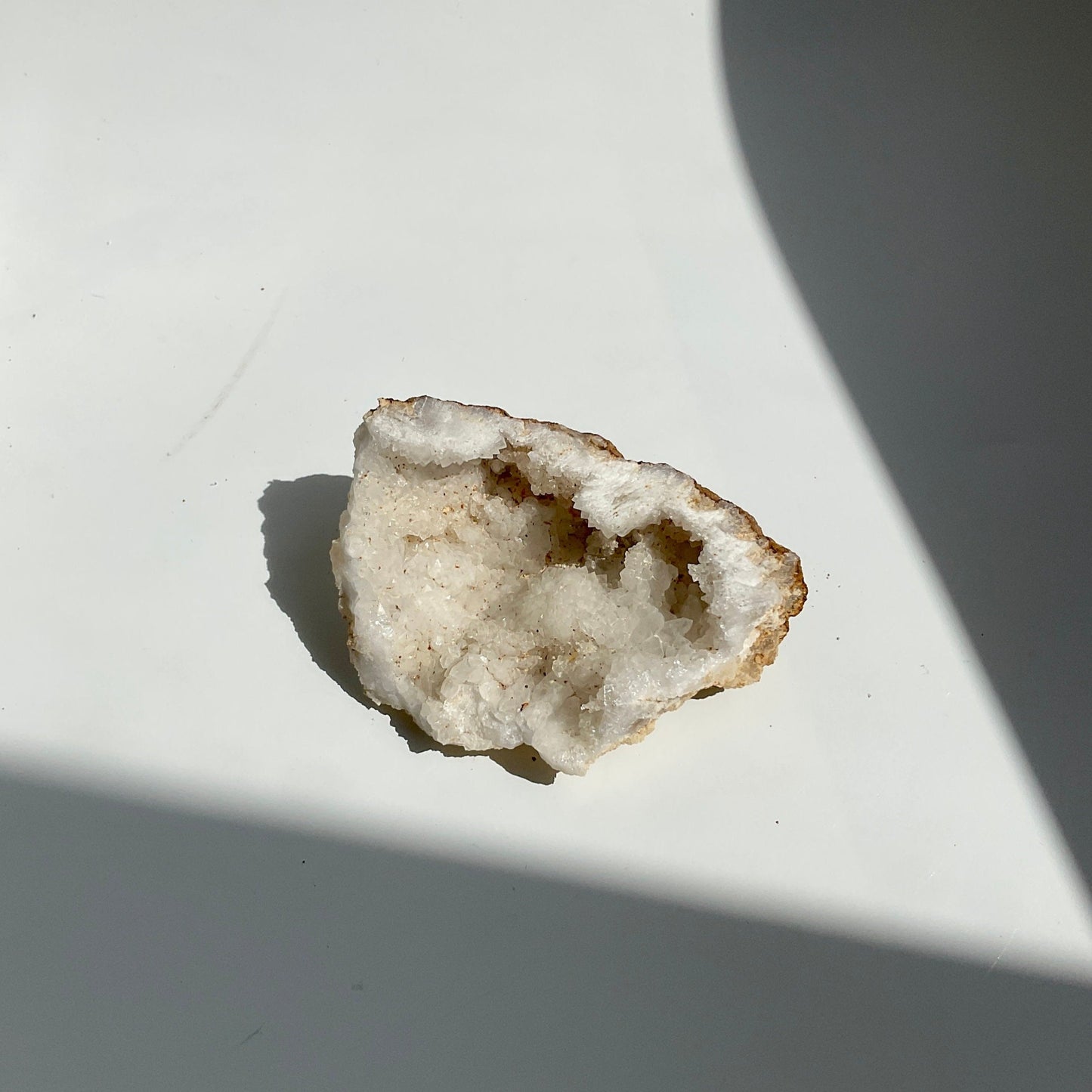 Moroccan Small Sparkle Sugar Druzy Quartz Geode