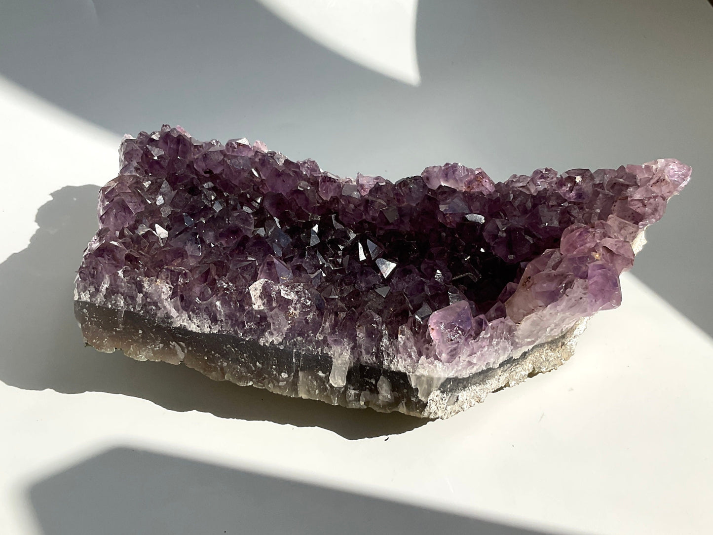 Large Deep Royal Purple Uruguay Amethyst Raw Cluster