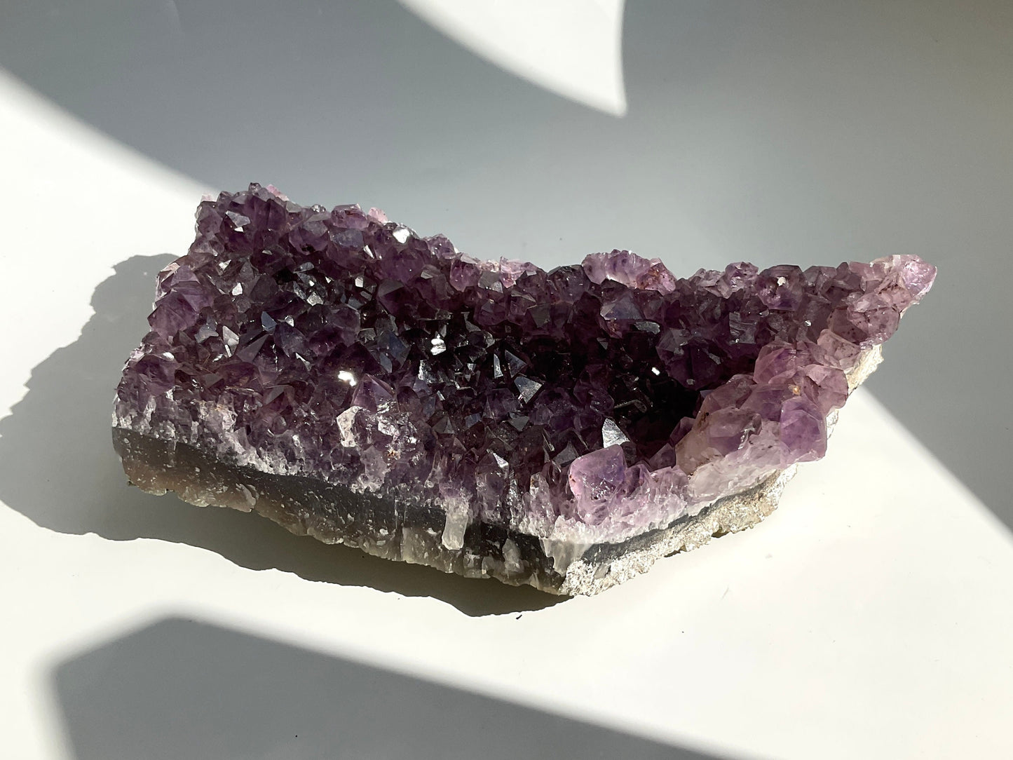 Large Deep Royal Purple Uruguay Amethyst Raw Cluster