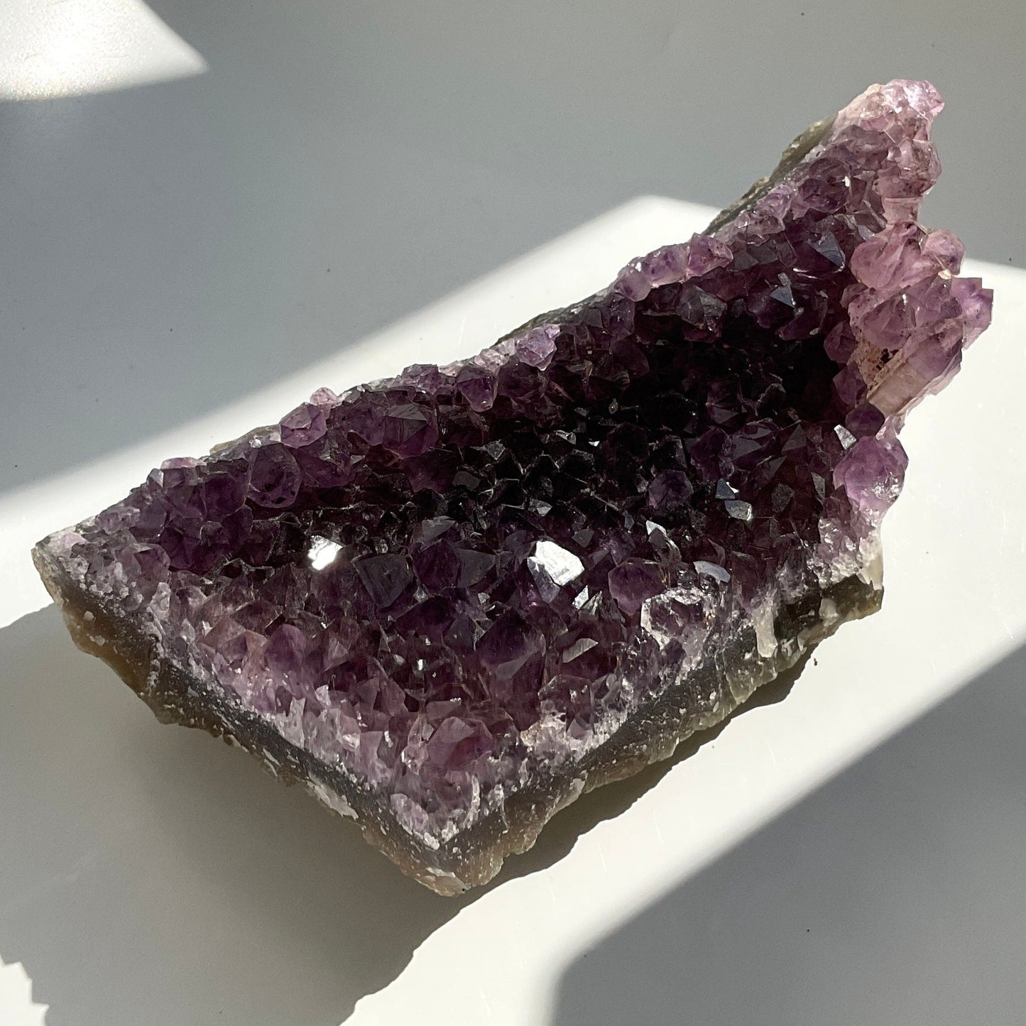 Large Deep Royal Purple Uruguay Amethyst Raw Cluster