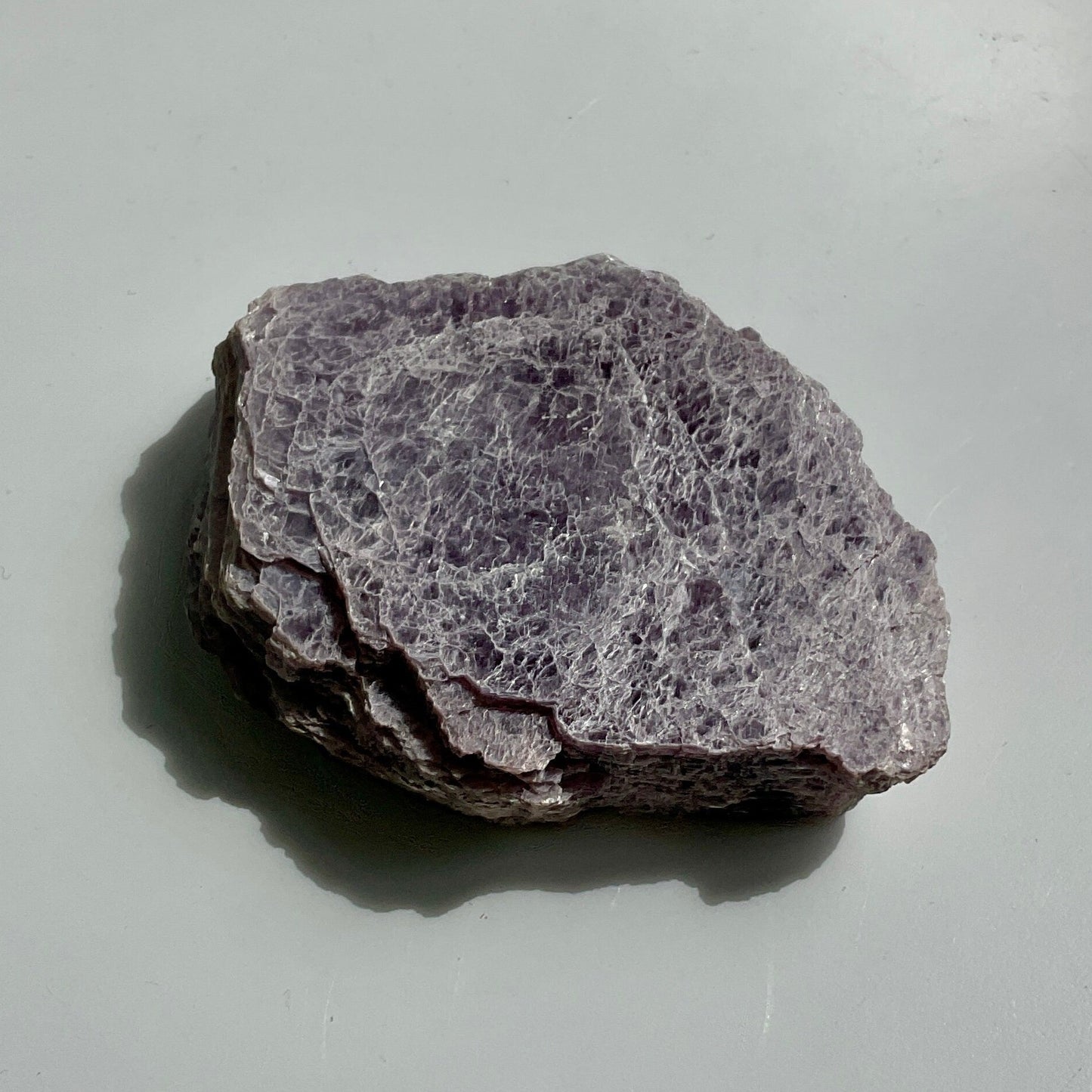 Rare Purple Gem Lepidolite Raw Slab