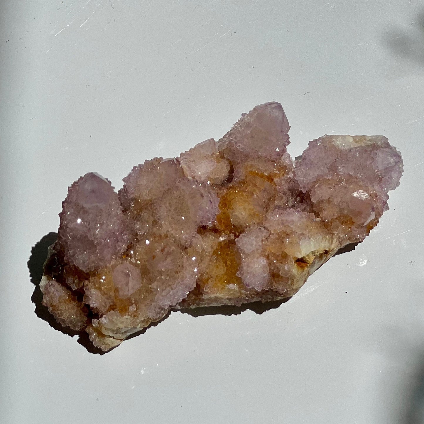 Raw Spirit Quartz Purple Yellow Pink Amethyst Cluster