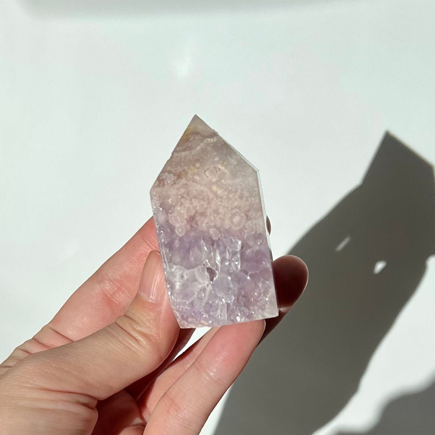 Baby Purple Pink Amethyst FA Quartzy Obelisk