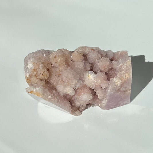 Bubble Formation Pink Amethyst Freeform