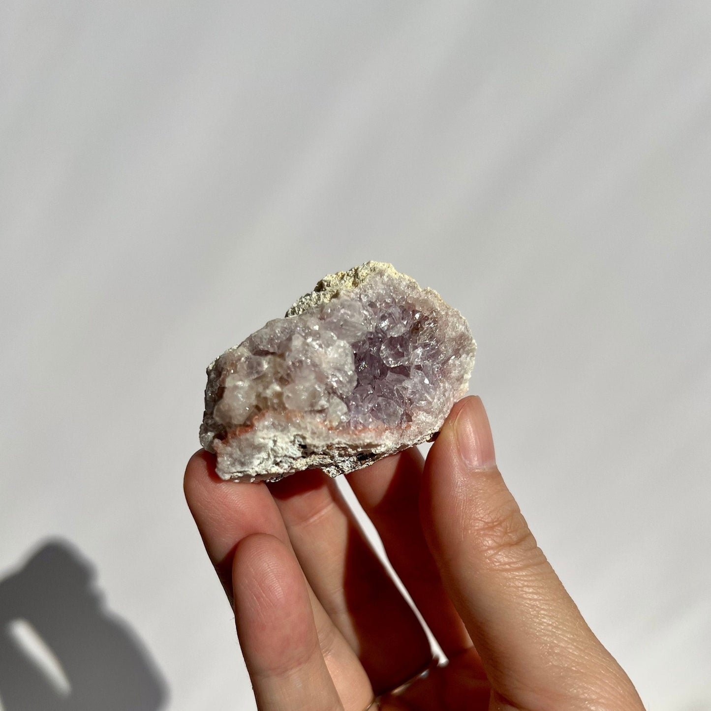 Raw Pink Purple Amethyst Druze Cluster