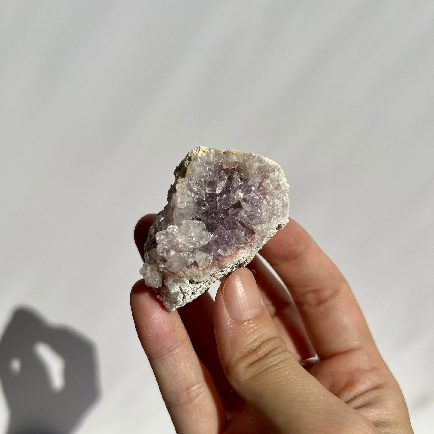 Raw Pink Purple Amethyst Druze Cluster