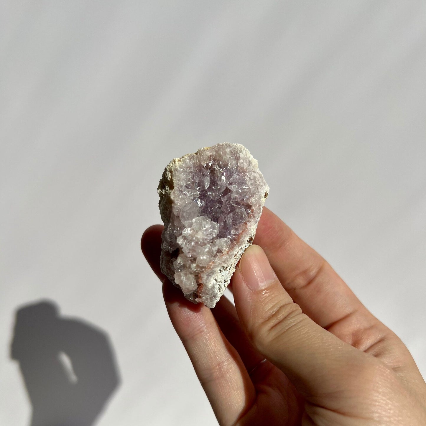 Raw Pink Purple Amethyst Druze Cluster