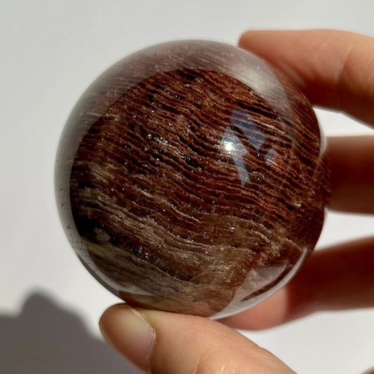 Garden Quartz Thousand Layers Crystal Sphere