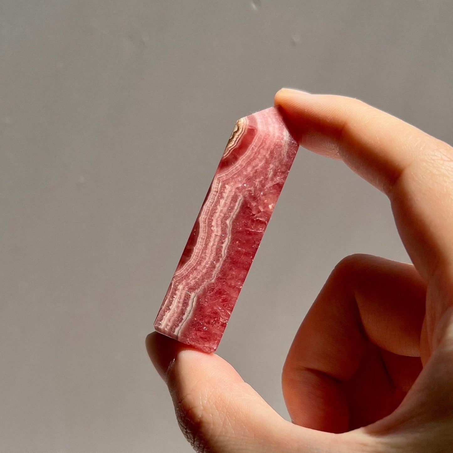 High Quality Rhodochrosite Obelisk Small Tower