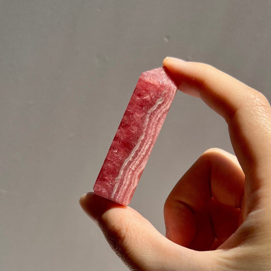 High Quality Rhodochrosite Obelisk Small Tower